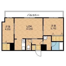 サムティ佐賀駅前Serenaの物件間取画像